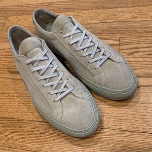 Common Projects Achilles Size US9 / UK8 / Euro 42 Beige Suede mens sneakers